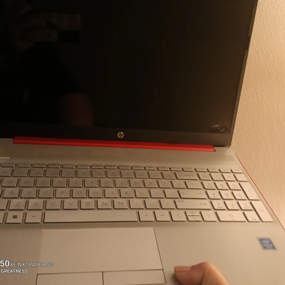 HP Red Laptop Vibrant Design Advanced Technology